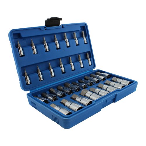 PrecisionFit Hex Socket Kit - 32 Piece SAE and Metric Allen Bit Set