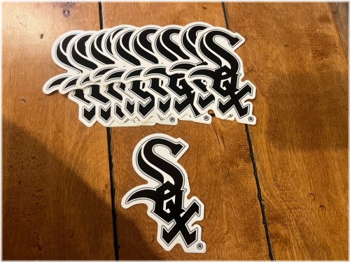 Vintage Baseball Logo Decal Set