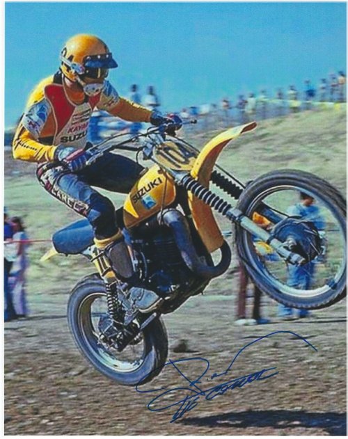 Motocross Legend Signed Photo Reprint