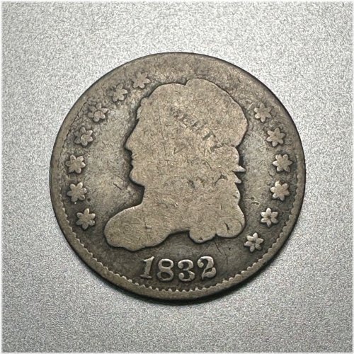 Historic American Capped Bust Half Dime (1832)