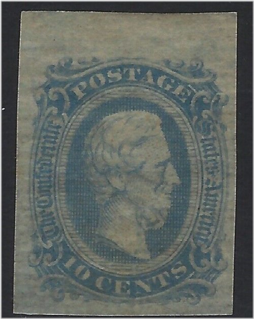 CSA Stamp #11 - Thin Paper - Mint OG Hinged - VF / XF