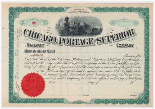 Midwest Railway Heritage Certificate
