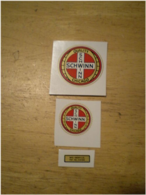 Vintage Bicycle Decal Set