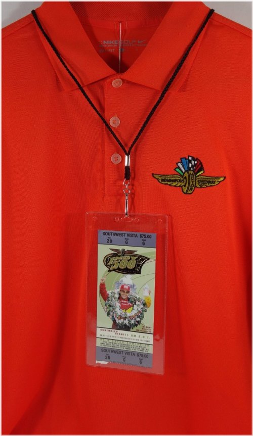 Indy Racing Credential Holder & Lanyard