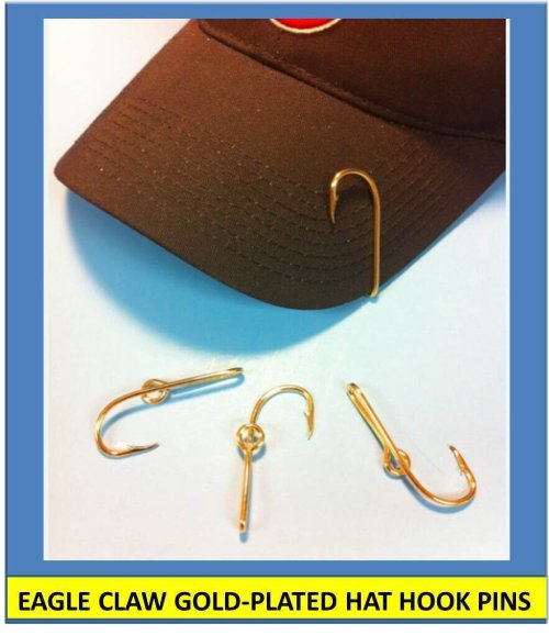 Golden Claw Hat Clips