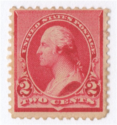 Antique 19th Century US Stamp - Rare Dog Design