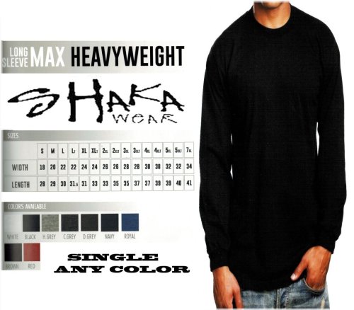 Max Heavyweight Long Sleeve Tee by Shaka Wear