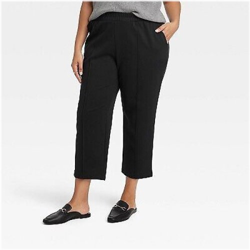 ComfortFit Knit Ankle Pants