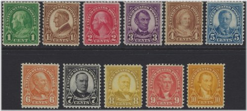 Early 20th Century American Stamp Collection - Pen-Numbered Backs