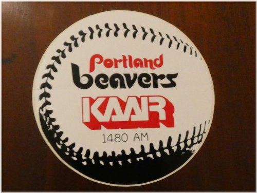 Nostalgic Baseball Radio Sticker