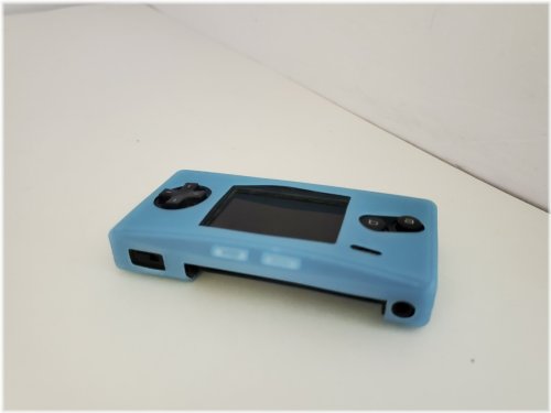 Blue Crystal Shell for GameBoy Micro