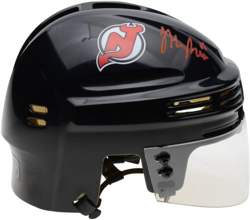 Jack Hughes Signed Devils Mini Helmet