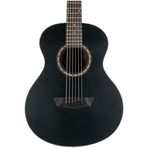 Matte Black Washburn G-Mini 5 Travel Acoustic Guitar