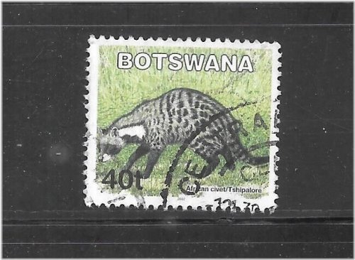 Botswana Wildlife Definitive Stamp