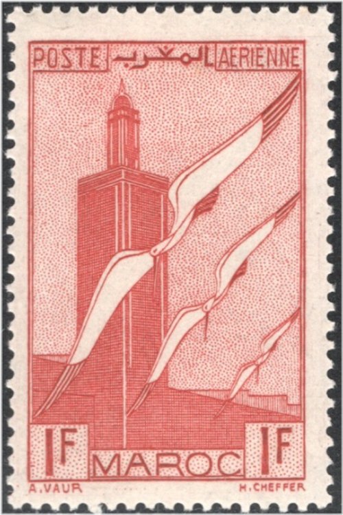 Storks and Minarets of French Morocco Stamp Set