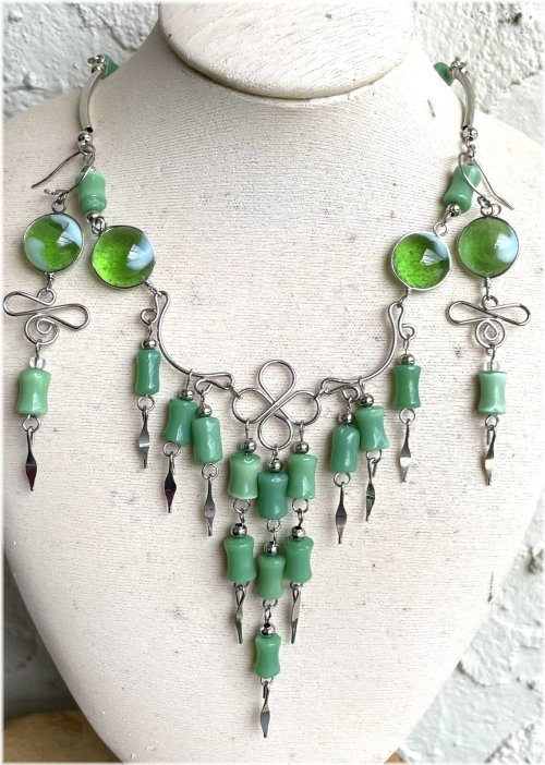 Andean Glass & Bead Jewelry Set