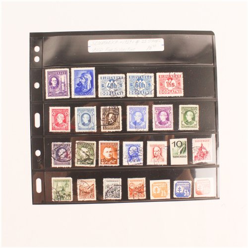 Slovakian Stamp Collection - 25 Fine to Very Fine Used Stamps (1939 and Up)
