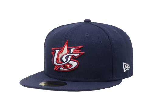 USA Navy Blue Cap by New Era 59Fifty