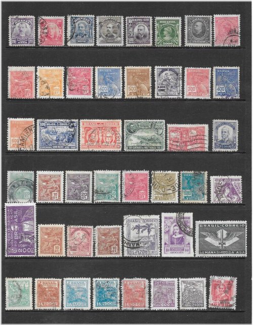 Brazilian Stamp Collection 1906-1942