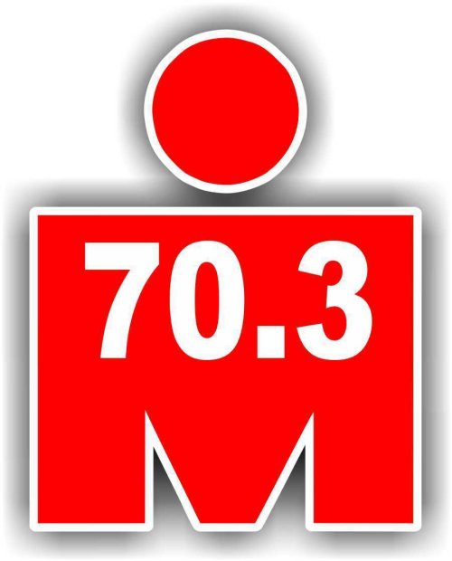 Ironman 70.3 Phone Decal for Athletes