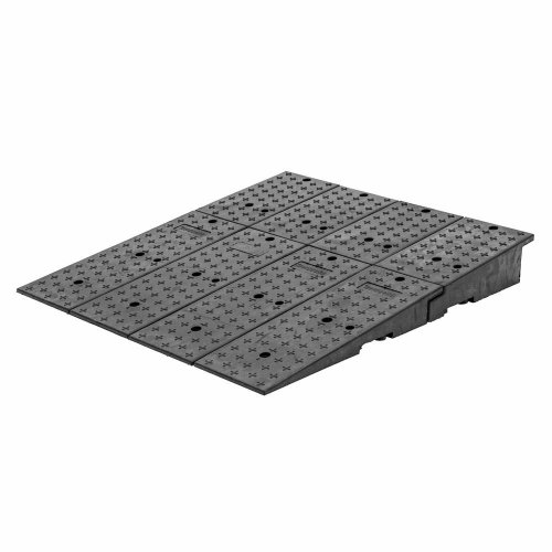 Rubber Wedge Ramps for Shipping Containers - 49" x 44