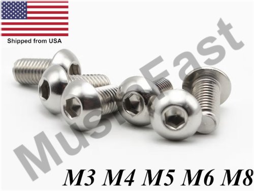 Precision Metric Button Socket Screws