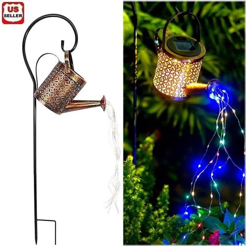 Sunlit Watering Can Outdoor Lamp for Garden and Yard Decoration