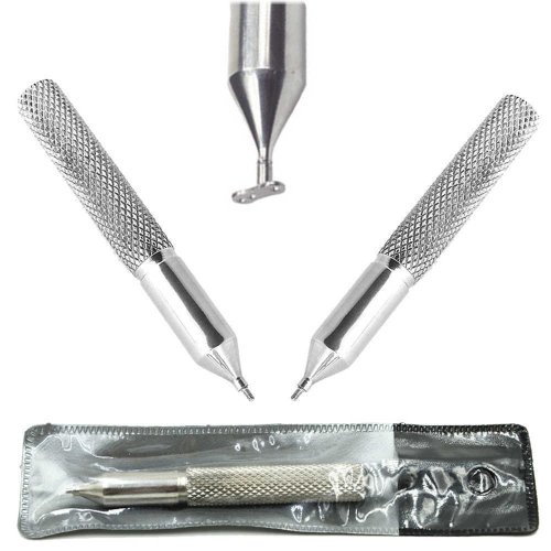 Dermal Anchor Insertion Kit with Internally Threaded Steel Tool