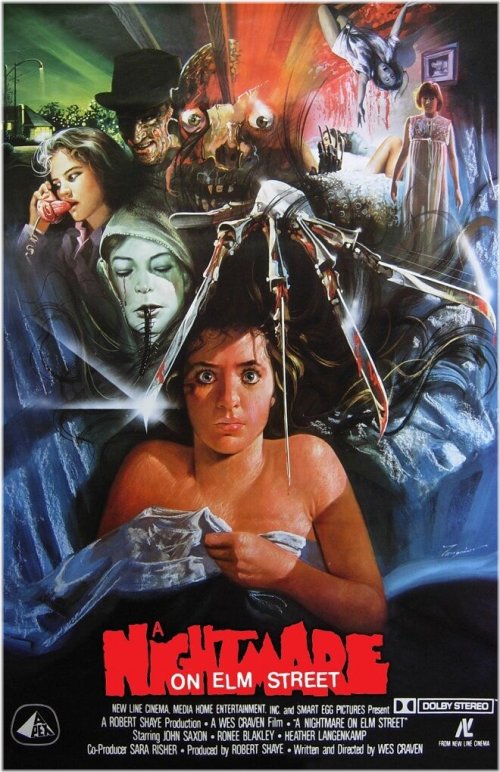 Nightmare on Elm Street Vintage Poster Print