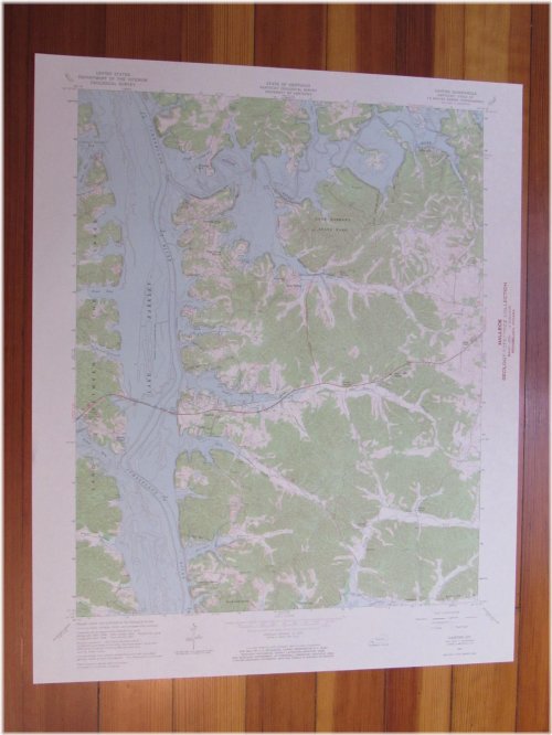 Kentucky 1968 Original Vintage USGS Topo Map