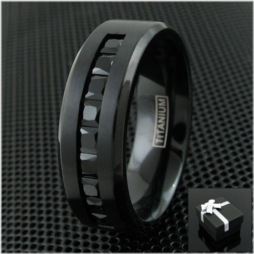 Midnight Crown Men's Ring