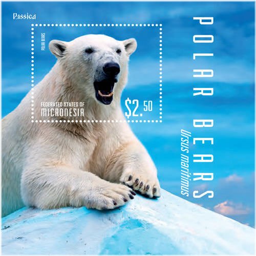 Arctic Wonders Stamp Collection - Polar Bears of Micronesia 2014