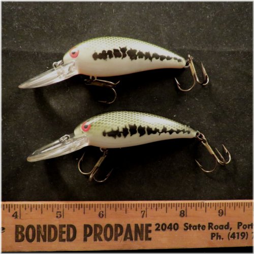 Bomber Model 8A Striper & Baby Bass Vintage Fishing Lure Set