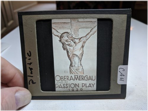 Oberammergau Passion Play Colored Plastic Slide #92
