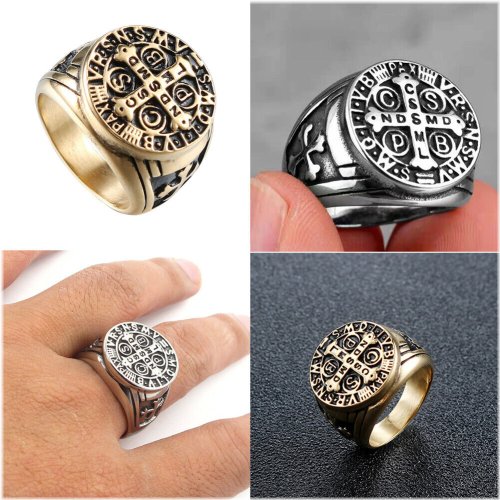 Benedictine Cross Ring