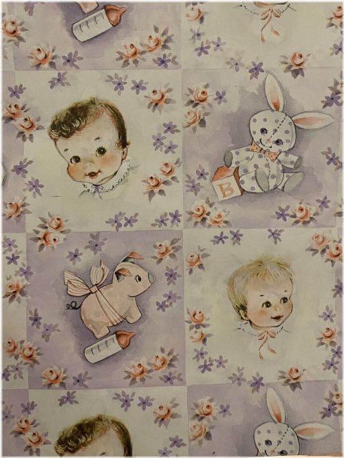 Nostalgic Baby Animal Gift Wrap