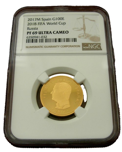 Golden Heritage Spain 2017 FIFA Commemorative Gold Coin