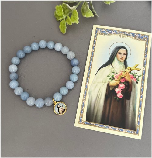 Italian Saint Jasper Beaded Bracelet