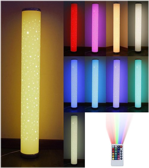 Rainbow Glow Column Lamp