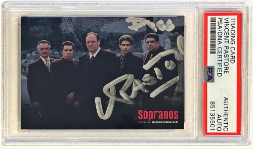 The Sopranos: Vincent Pastore Autographed Trading Card