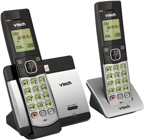 Expandable DECT 6.0 Cordless Phone Set by VTech - Gray/Black