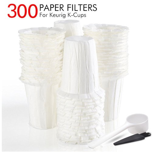 K-Cup Carafe Companion: 300 Disposable Filters for Keurig 2.0 Series