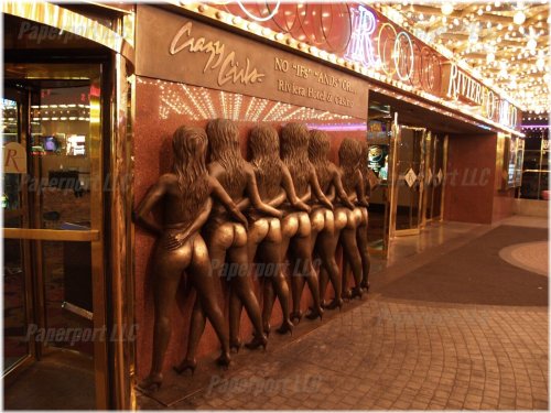 Vintage Las Vegas Showgirl Photograph