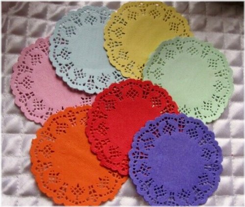 Rainbow Doilies Set