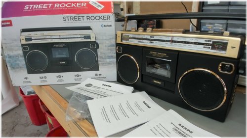 RetroWave Bluetooth Cassette Boombox