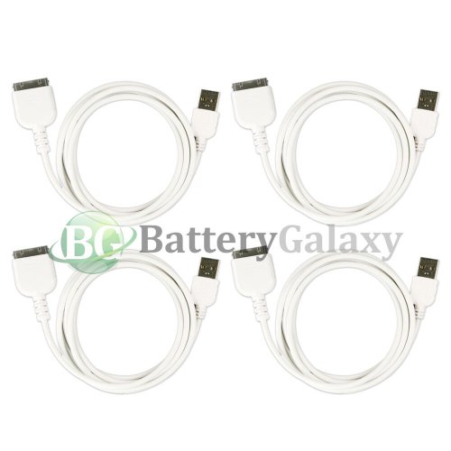 Quad USB Charging and Sync Cable Set for Apple iPad and Tablet 2nd Generation