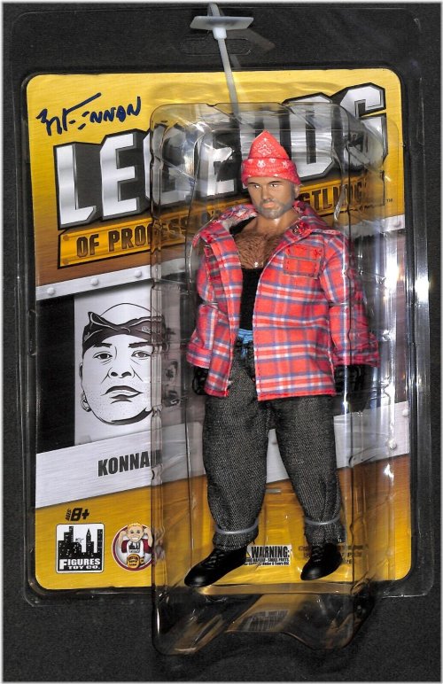 Legends of Lucha Libre Autographed Action Figure by Konnan