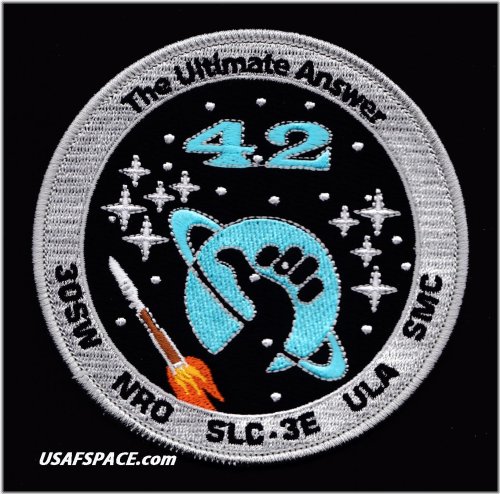 Classified Satellite Launch Patch - Original NROL 42