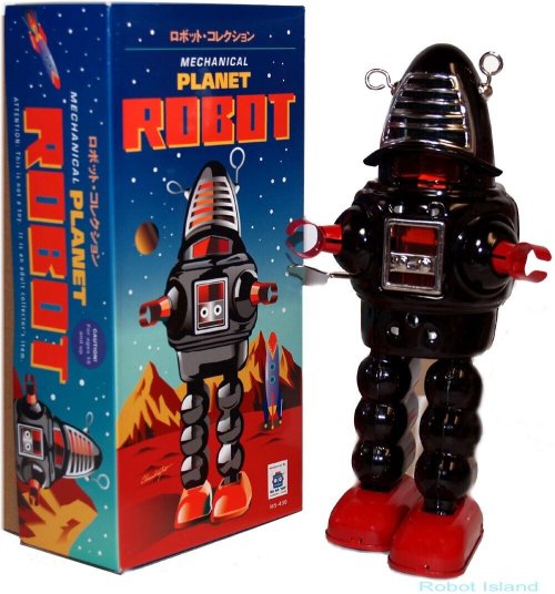 Retro Space Tin Wind-Up Robby
