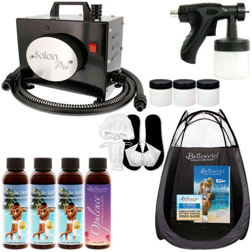 Sun-Kissed Glow Airbrush Tanning Kit with Tent and Solution